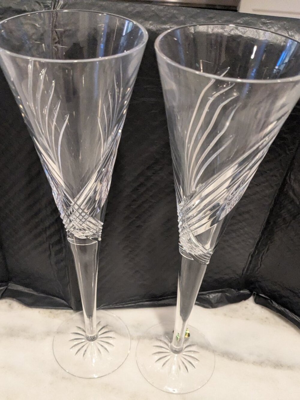 Waterford Wishes Beginnings Toasting Flutes (2)